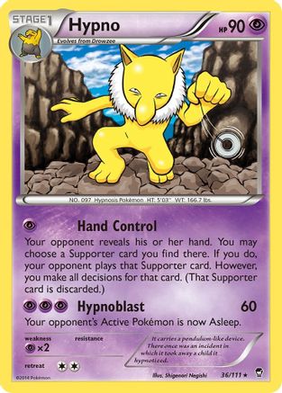 [PKM] Hypno (36/111) [XY: Furious Fists]