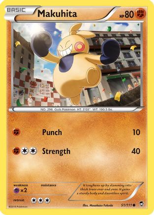 [PKM] Makuhita (51/111) [XY: Furious Fists]