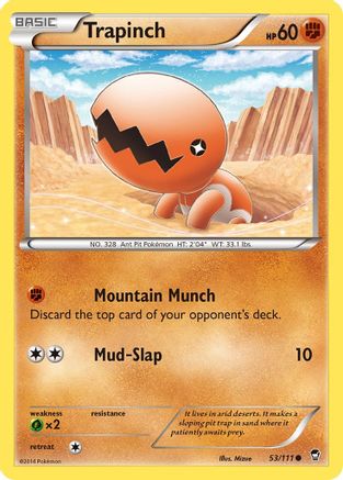 [PKM] Trapinch (53/111) [XY: Furious Fists]