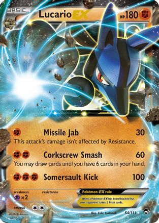 [PKM-R] Lucario EX (54/111) [XY: Furious Fists]