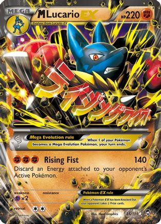 [PKM] M Lucario EX (55/111) [XY: Furious Fists]