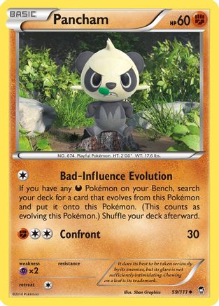 [PKM-C] Pancham (59/111) [XY: Furious Fists]