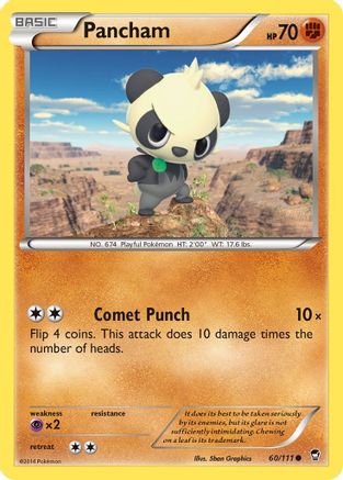 [PKM-C] Pancham (60/111) [XY: Furious Fists]