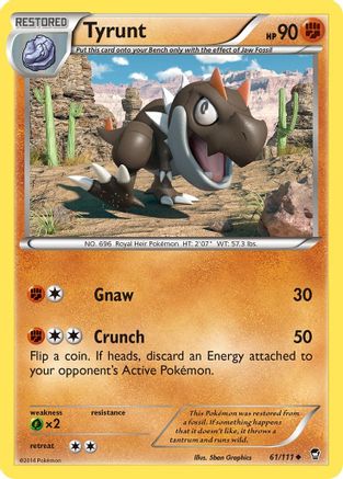 [PKM] Tyrunt (61/111) [XY: Furious Fists]