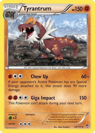 [PKM] Tyrantrum (62/111) [XY: Furious Fists]
