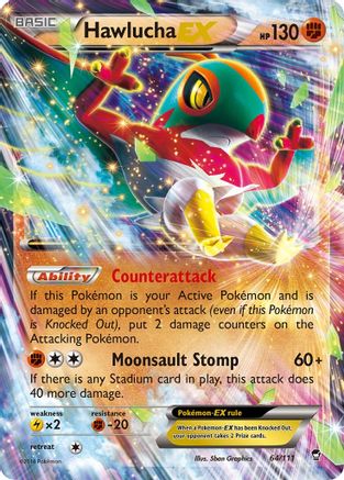 [PKM] Hawlucha EX (64/111) [XY: Furious Fists]