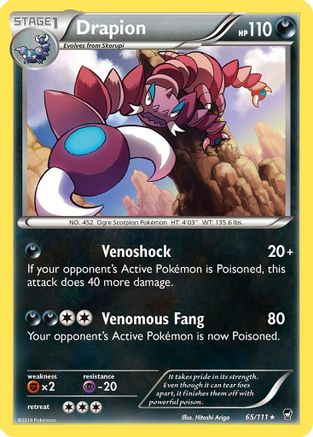 [PKM] Drapion (65/111) [XY: Furious Fists]