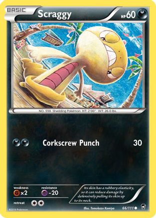 [PKM] Scraggy (66/111) [XY: Furious Fists]