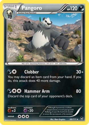 [PKM] Pangoro (68/111) [XY: Furious Fists]