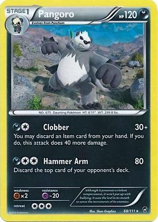 [PKM] Pangoro (68/111) (Theme Deck Exclusive) [XY: Furious Fists]