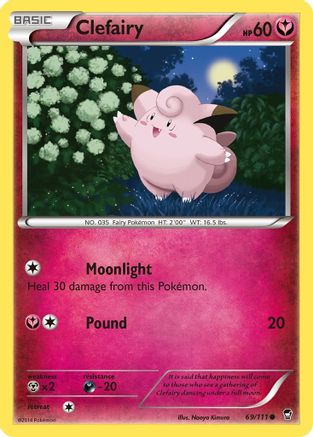 [PKM] Clefairy (69/111) [XY: Furious Fists]