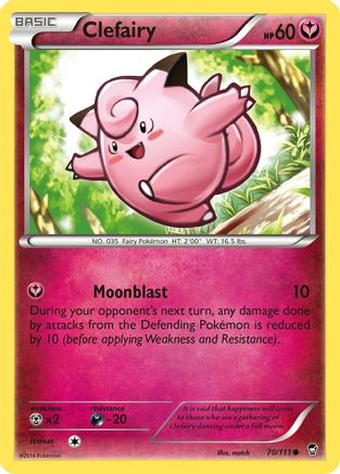 [PKM] Clefairy (70/111) [XY: Furious Fists]