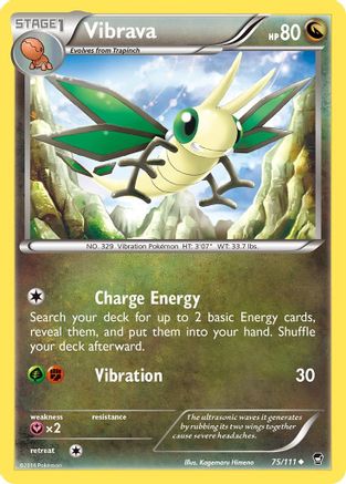 [PKM] Vibrava (75/111) [XY: Furious Fists]