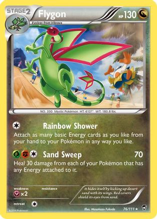 [PKM-R] Flygon (76/111) [XY: Furious Fists]