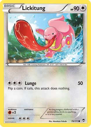 [PKM-C] Lickitung (78/111) [XY: Furious Fists]