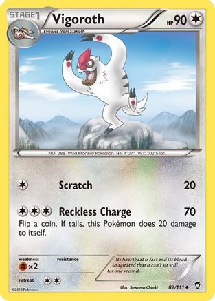 [PKM] Vigoroth (82/111) [XY: Furious Fists]