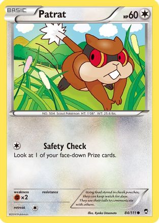 [PKM] Patrat (84/111) [XY: Furious Fists]