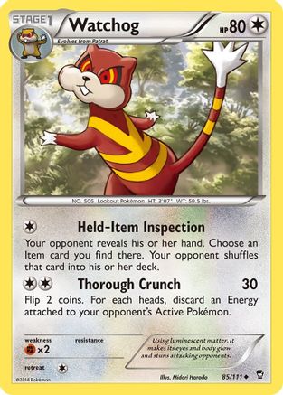 [PKM] Watchog (85/111) [XY: Furious Fists]