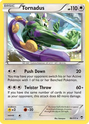 [PKM-R] Tornadus (86/111) [XY: Furious Fists]