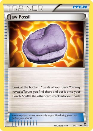 [PKM] Jaw Fossil (94/111) [XY: Furious Fists]