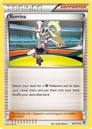 [PKM] Korrina (95/111) [XY: Furious Fists]