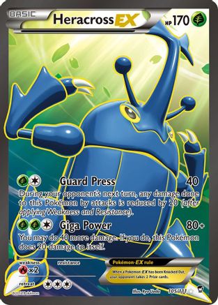 [PKM] Heracross EX (105/111) [XY: Furious Fists]