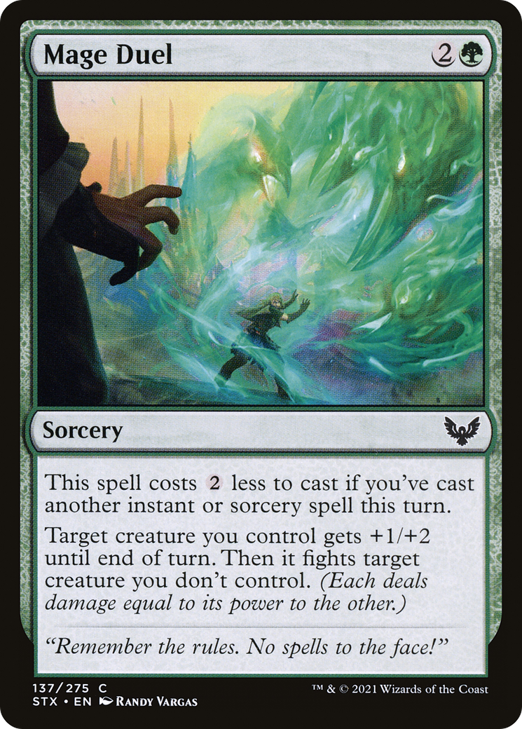 {C} Mage Duel [Strixhaven: School of Mages][STX 137]