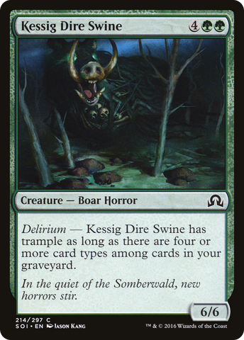 {C} Kessig Dire Swine [Shadows over Innistrad][SOI 214]