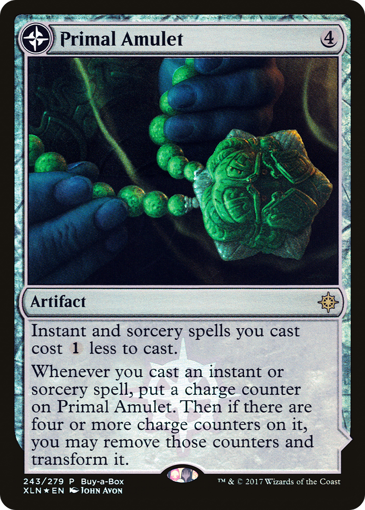 {R} Primal Amulet // Primal Wellspring (Buy-A-Box) [Ixalan Treasure Chest][PA PXTC 243] - Misty Mountain Games
