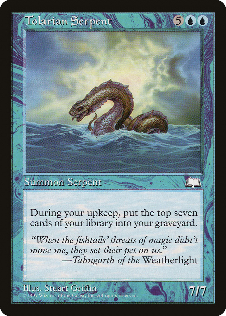 {R} Tolarian Serpent [Weatherlight][WTH 057] - Misty Mountain Games