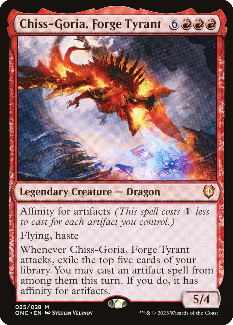 {R} Chiss-Goria, Forge Tyrant [Phyrexia: All Will Be One Commander][ONC 025]
