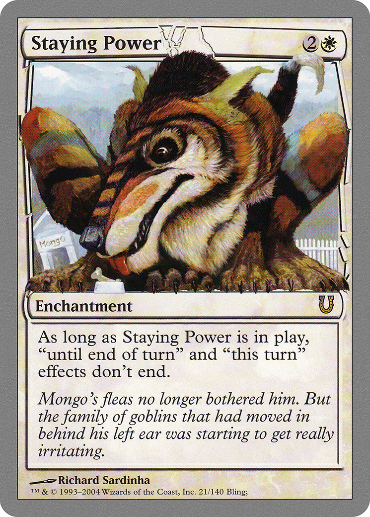 {R} Staying Power [Unhinged][UNH 021]
