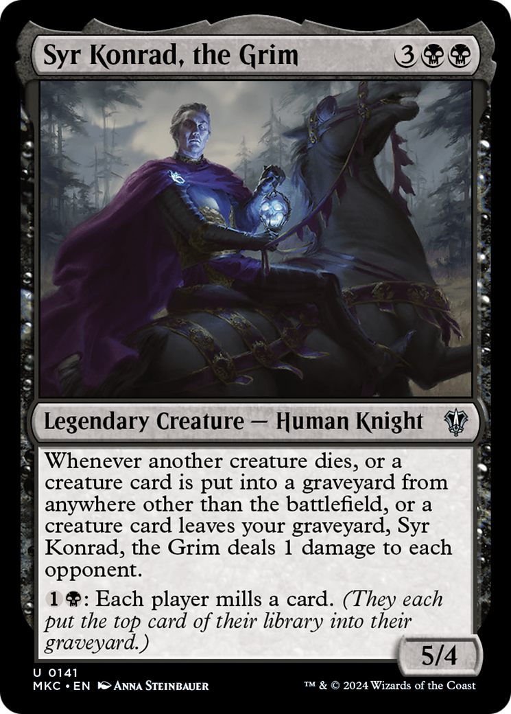 {C} Syr Konrad, the Grim [Murders at Karlov Manor Commander][MKC 141]