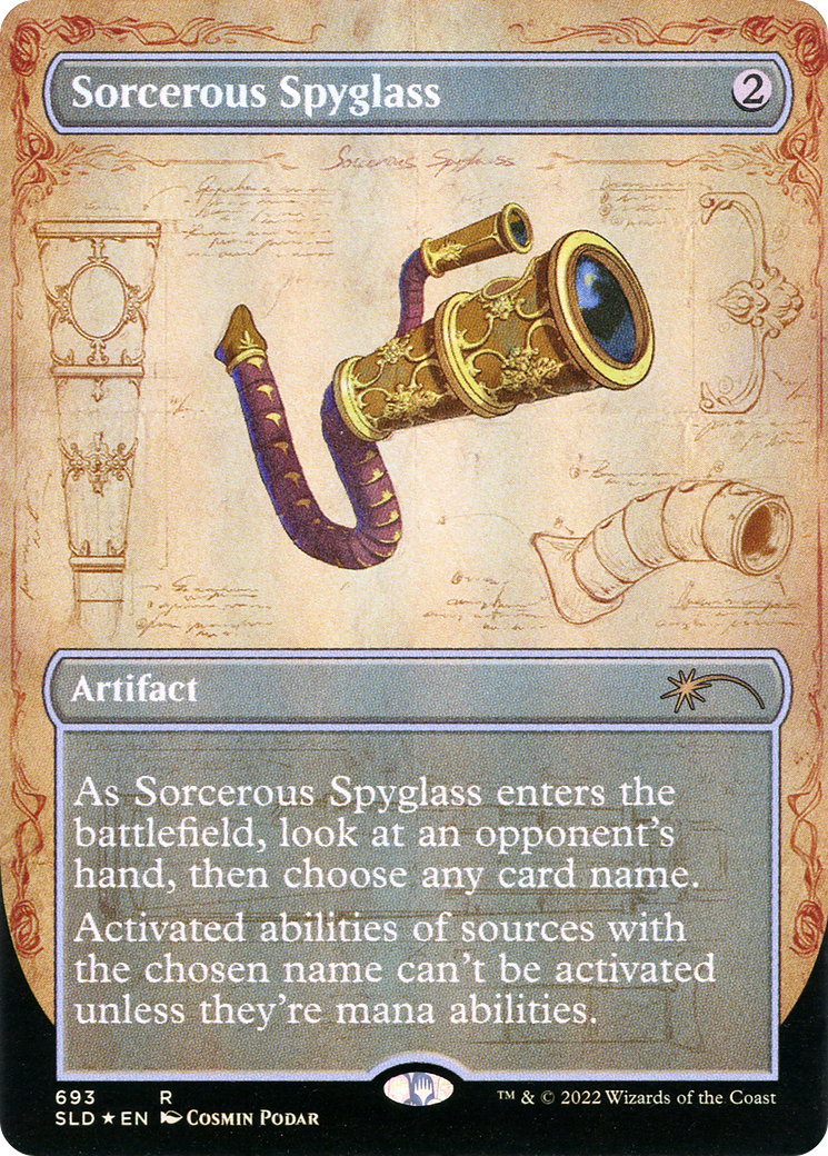 {R} Sorcerous Spyglass (Blueprint) [Secret Lair Drop Promos][SLD 693]