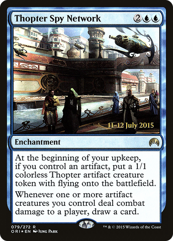 {R} Thopter Spy Network [Magic Origins Prerelease Promos][PR ORI 079]