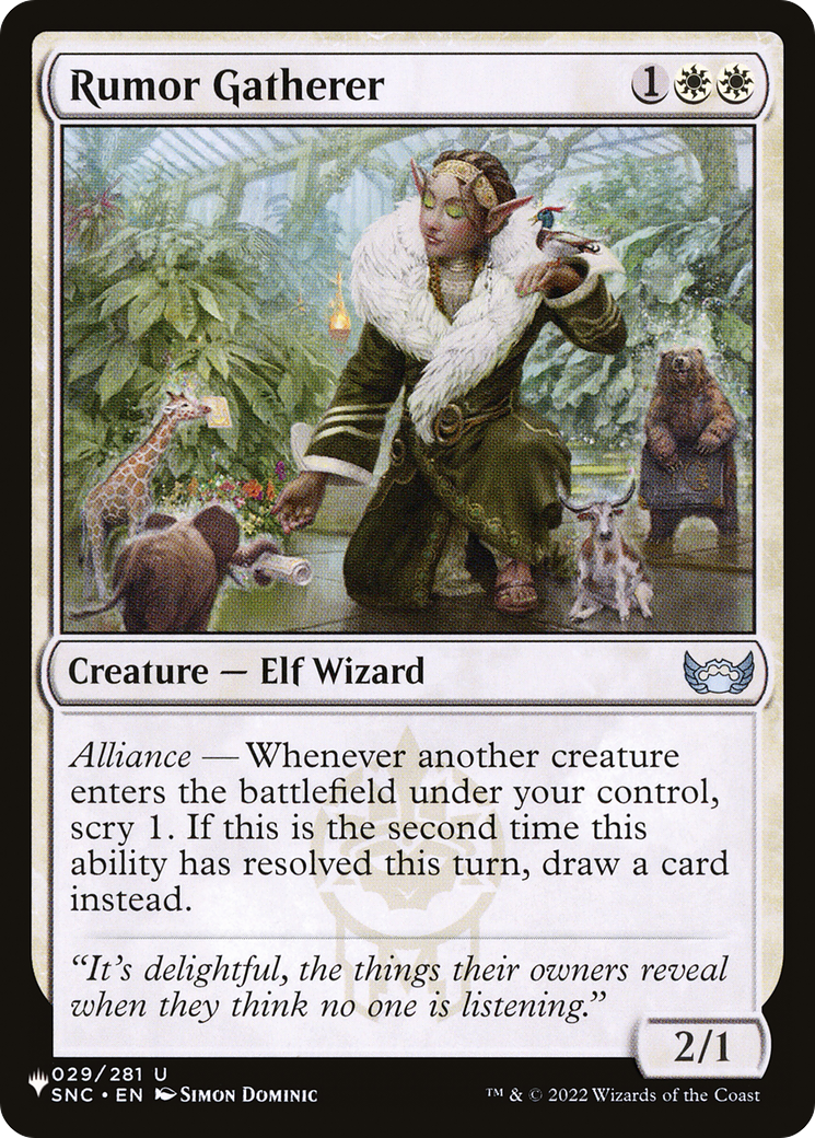 Rumor Gatherer [LIST 029/281]