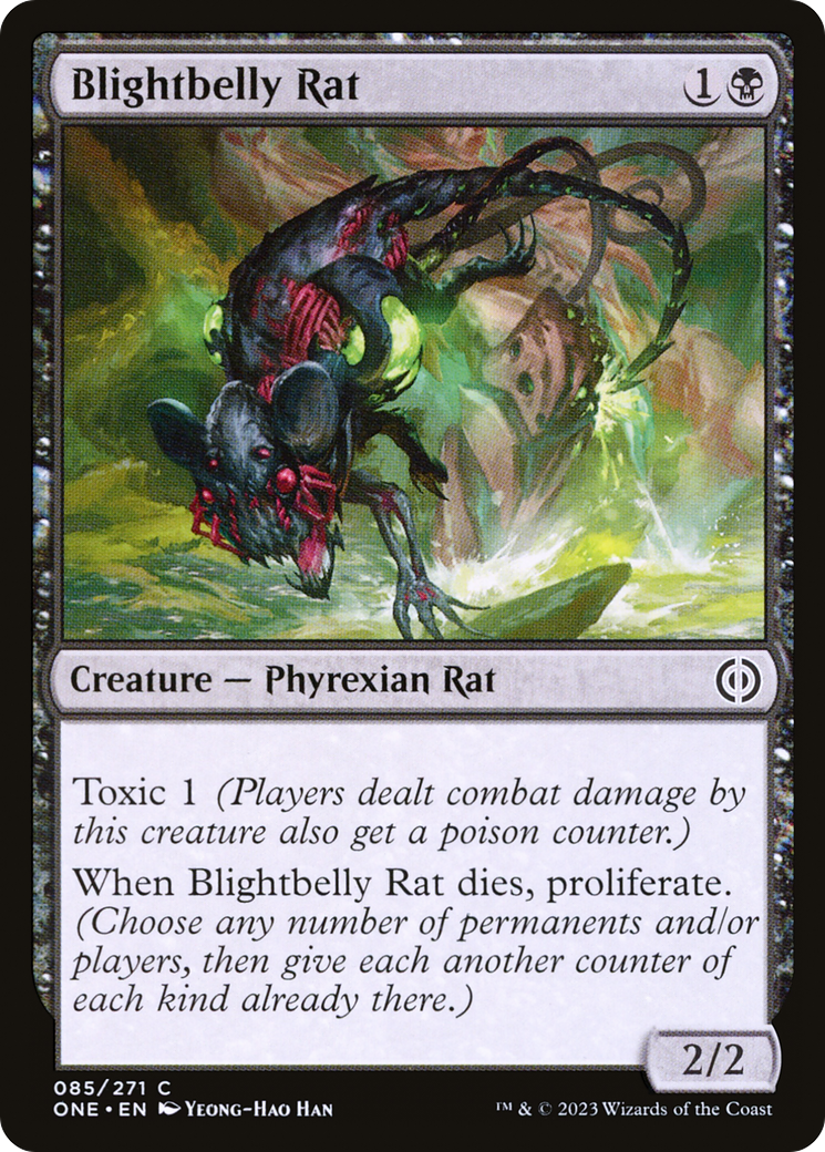 {C} Blightbelly Rat [Phyrexia: All Will Be One][ONE 085]