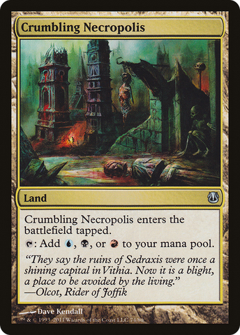 {C} Crumbling Necropolis [Duel Decks: Ajani vs. Nicol Bolas][DDH 074]