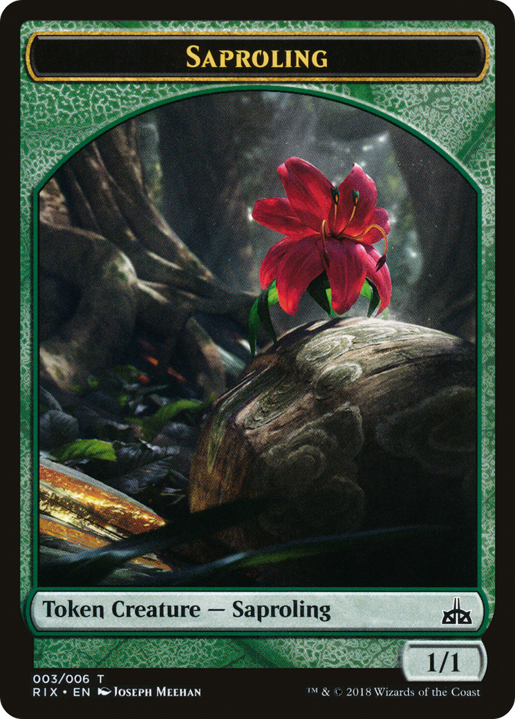 {T} Saproling Token [Rivals of Ixalan Tokens][TRIX 003]