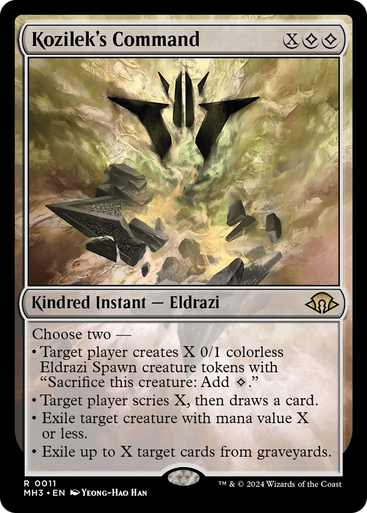 {R} Kozilek's Command [Modern Horizons 3][MH3 011]