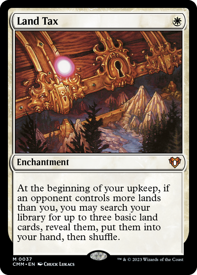 {R} Land Tax [Commander Masters][CMM 037]