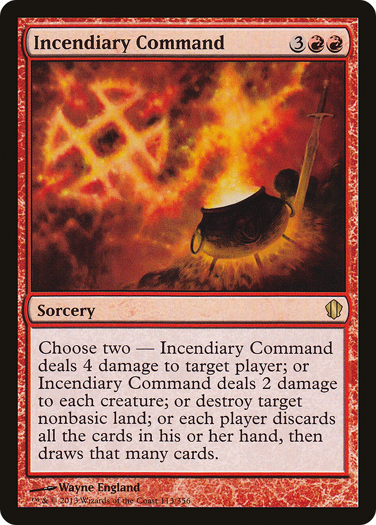 {R} Incendiary Command [Commander 2013][C13 113]