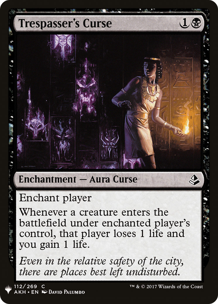 {C} Trespasser's Curse [Mystery Booster][LS AKH 112]
