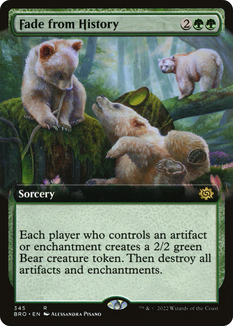 {R} Fade from History (Extended Art) [The Brothers' War][BRO 345]