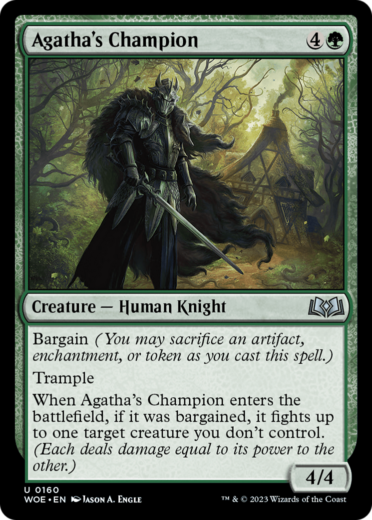 {@C} Agatha's Champion [Wilds of Eldraine][WOE 160]