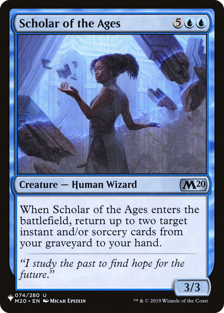 Scholar of the Ages [LIST 074/280]