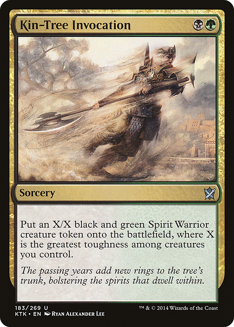 {C} Kin-Tree Invocation [Khans of Tarkir][KTK 183]