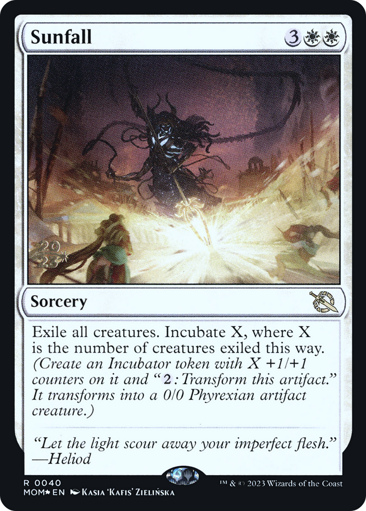 {R} Sunfall [March of the Machine Prerelease Promos][PR MOM 040]