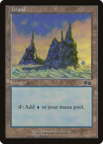 {B}[USG 337] Island (337) [Urza's Saga]