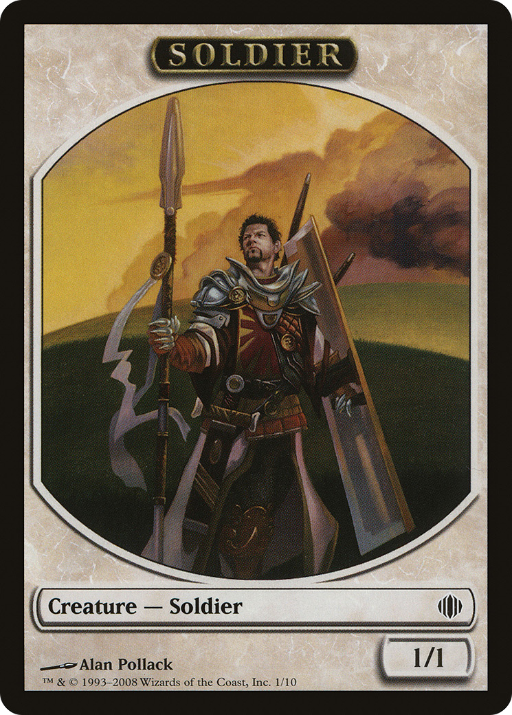 {T} Soldier Token [Shards of Alara Tokens][TALA 001]